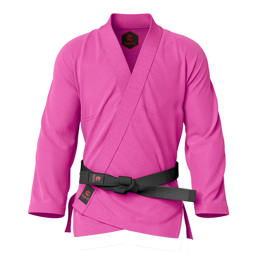 Drakos Plain Pink BJJ GI Jacket